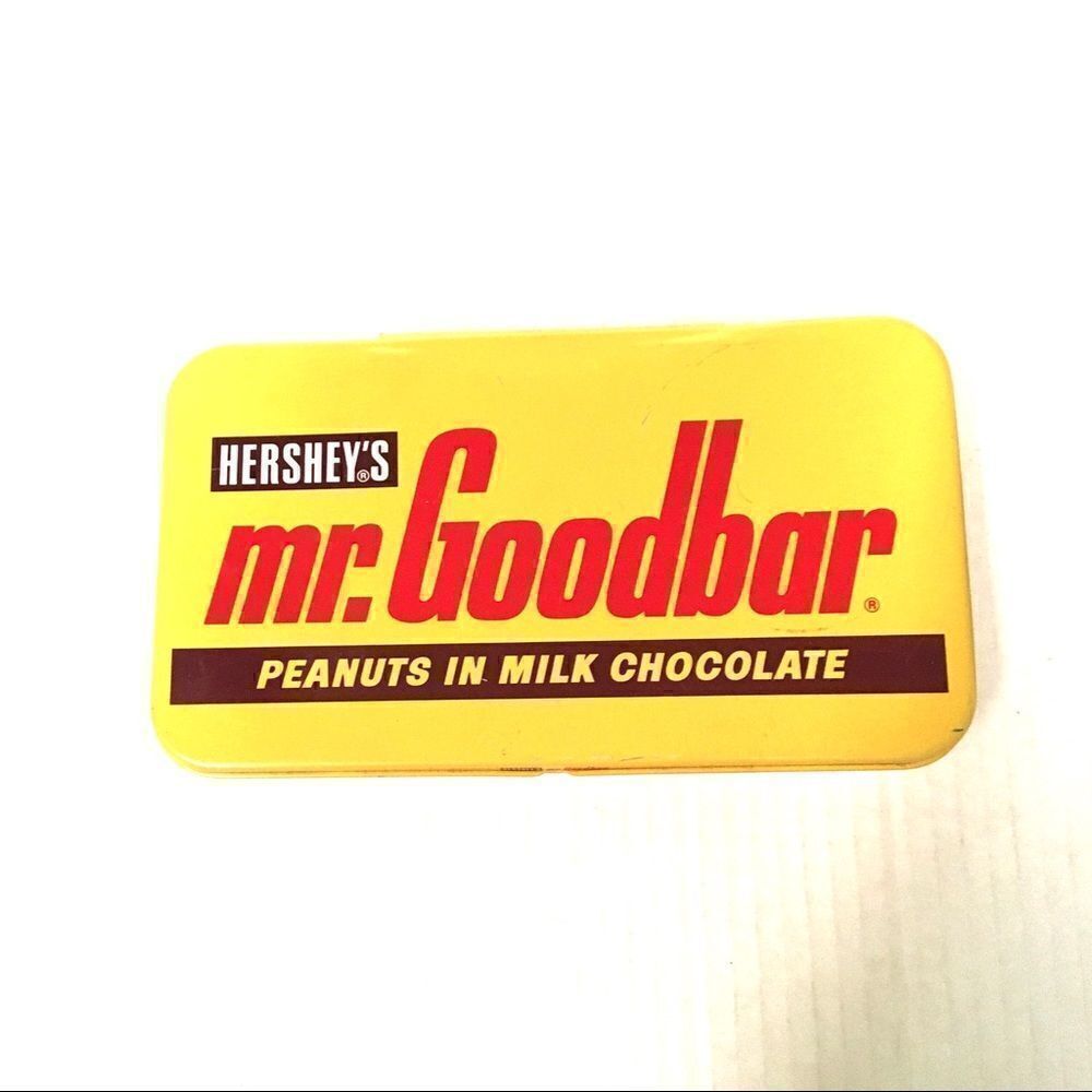 Vintage Hershey’s Mr. Goodbar antique tin box